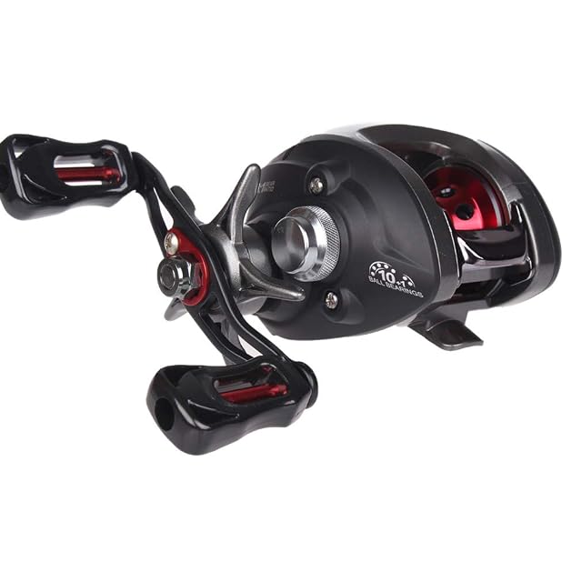 Diwa LP200 Low-Profile-Baitcastrolle mit Carbonrahmen