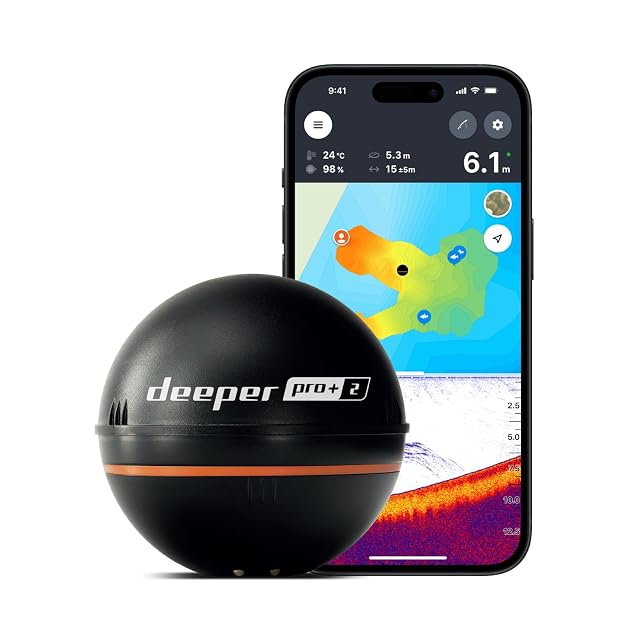 Werfbares Echolot Deeper Smart Sonar Pro+ 2 mit GPS