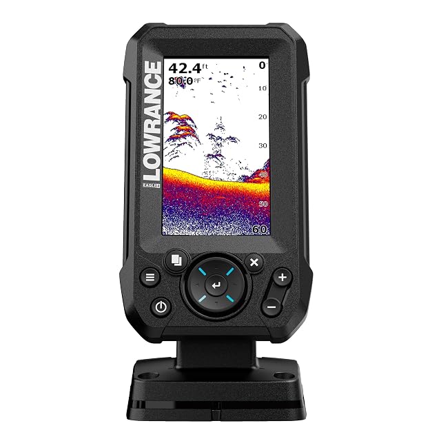 Lowrance Eagle 4-Zoll GPS-Echolot mit Kartenplotter