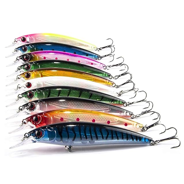Aozzy zehnteiliges Crankbait-Set in gemischten Farben