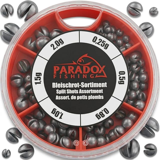 Paradox Fishing Klemmblei-Spenderdose, 0,25 bis 2,0 g