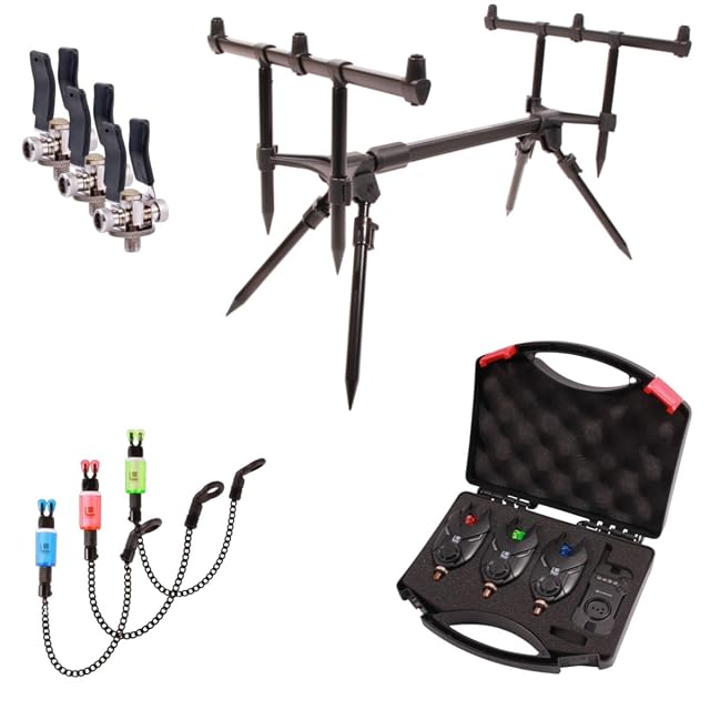 Ultimate Storm Compact Rod-Pod-Set mit Bissanzeigern und Griffauflagen