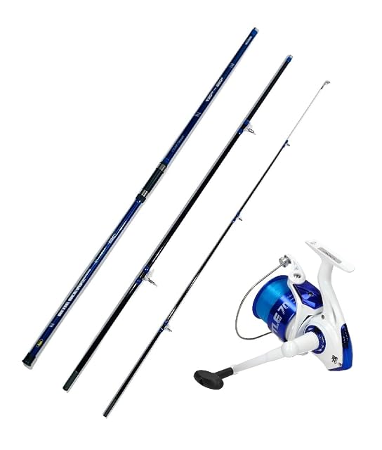 A&M Blue Ocean Brandungsrute mit Beach Battle 70 Meeresrolle