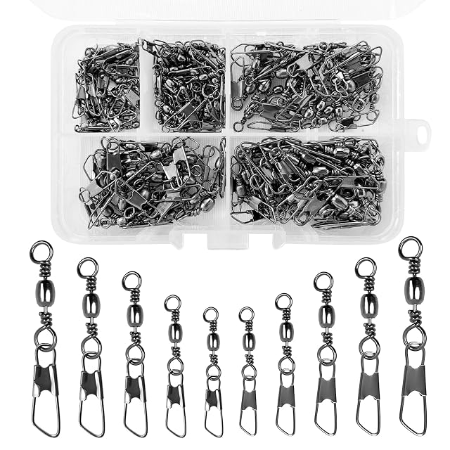 ZWQLZG 150-teiliges Kugellagerwirbel-Set mit Fächerbox