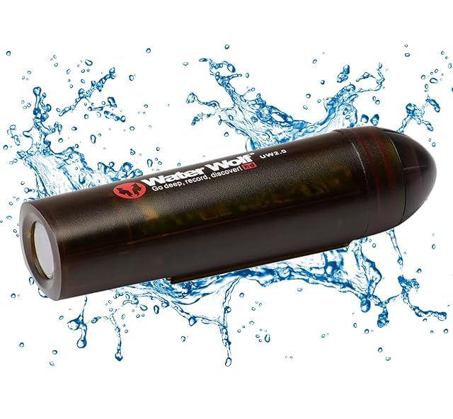 Water Wolf 2.0 WiFi Unterwasser-Actionkamera fürs Angeln mit Zubehörset